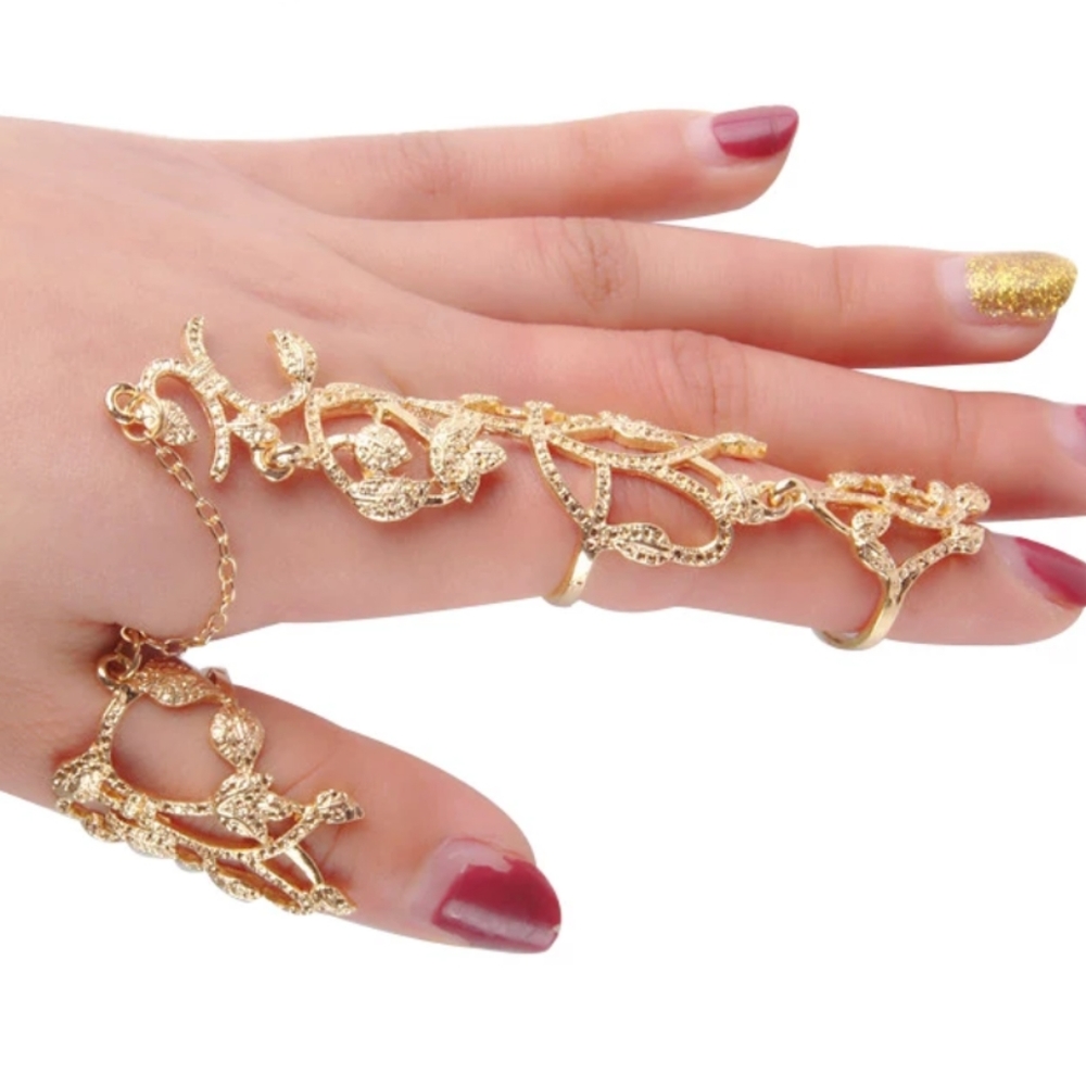 Armor style 2 fingers rings